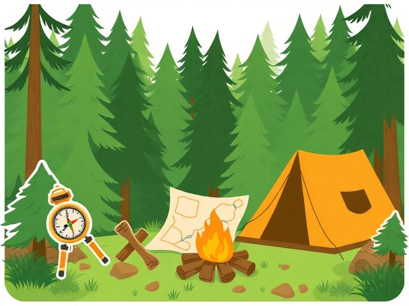 Survival Challenge — Forest, compass and a camp to reach before dark.